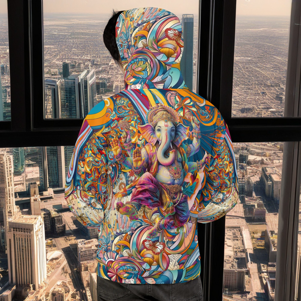 Ganesh Psychedelic Hindu Hoodie